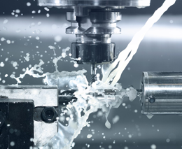 Close Up of CNC Machine at Work